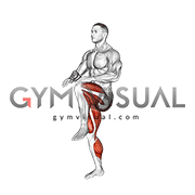 Hopping High Knee Tap (male)