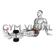 Seated Single Leg Half Circle (male)