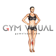 Calf Side to Side Jump (female)