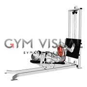 Sled Lying Single Leg Squat