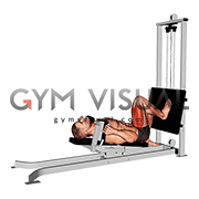 Sled Lying Single Leg Squat