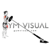 Landmine Single Arm Press (female)