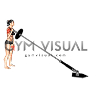 Landmine Single Arm Press (female)