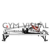 Pilates Machine Lying Frog and Leg Circle (female)