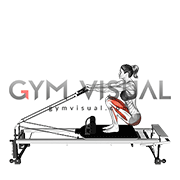 Pilates Machine Russian Squat (female)