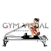 Pilates Machine Russian Squat (female)