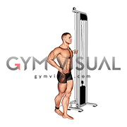 Cable Side Leg Kick from Back