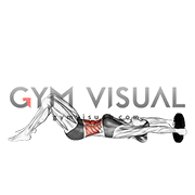 Weighted Plate Crunch (hands overhead) (female)