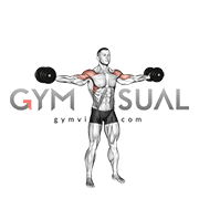 Dumbbell Straight Arm Bicep Swing (male)