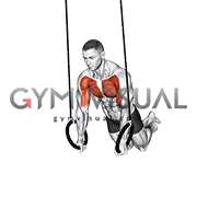 Ring Long Arms Push-up Hold (male)