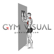 Standing Wall Serratus Slide with Towel