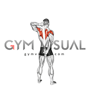 Shoulder Stretch Behind the Back with Towel