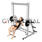 Smith Incline Bench Press (female)