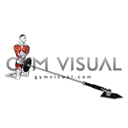 Landmine Kneeling 180s (male)