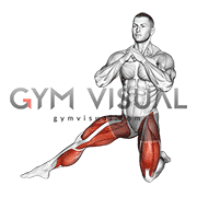 Half Kneeling Side Lunge (male)