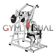 Lever Single Arm Reverse grip Lateral Pulldown (plate loaded)