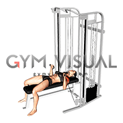 Cable Bench Press (female)