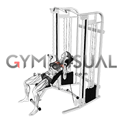 Cable Incline Bench Press (female)