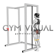 Resistance Band Standing Hip Extension (female)
