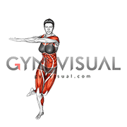 Criss Cross Stepback Hops (female)