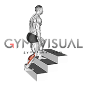 Bent Knee Calves Stretch (male)