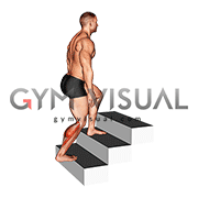 Bent Knee Calves Stretch (male)