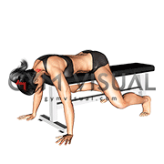 Lying Neck Extension (female)