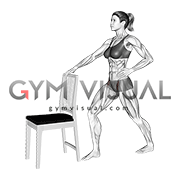 Standing Hip Flexors Stretch (female)