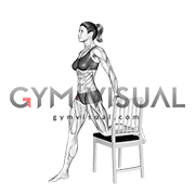 Standing Half Kneeling Hip Flexors Stretch (female)