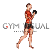 Kettlebell Standing Slingshots (advanced) (male)