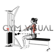 Cable Seated Supine grip Row