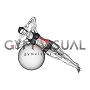 Side Bend (on stability ball)