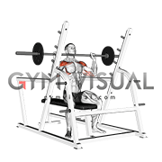 Barbell Seated Military Press (inside squat cage)