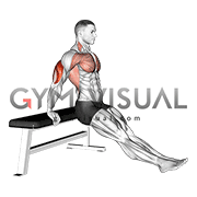 Bench dip on floor