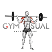Barbell Standing Wide Military Press