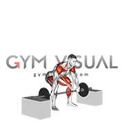 Barbell Power Snatch From Blocks