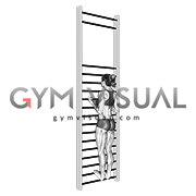 Tibial Flexion Stretch On Wall Bar